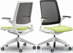 Krzesło ergonomiczne Smart Net Biały