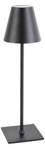 Moderne tafellamp zwart 3-staps dimbaar oplaadbaar - Tazza Oswietlenie wewnetrzne