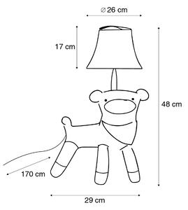Kinder tafellamp schaap wit - Wolle Oswietlenie wewnetrzne