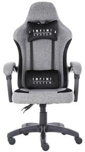 Krzesło Gamingowe Fotel Infini System Light Gray