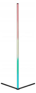 Czarna lampa stojąca LED (wys. 141 cm) Level – Reality