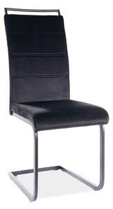 Krzesło H-441 Velvet Czarny / 117 Czarny