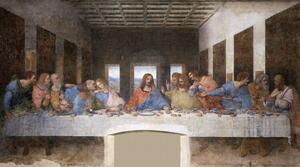 Reprodukcja The Last Supper 1495-97 fresco, Leonardo da Vinci