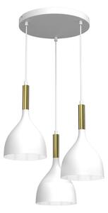 Luminex Żyrandol na lince NOAK 3xE27/15W/230V biały/złoty LU3898