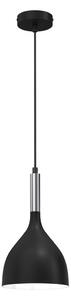 Luminex Żyrandol na lince NOAK 1xE27/15W/230V czarny/chrom LU3893