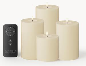 Komplet ręcznie wykonanych świeć LED z pilotem Real Flame, 5 szt