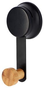 Haczyk łazienkowy na ubrania Hossa 12 x 6 cm, czarny