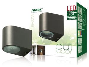 Ranex Kinkiet LED, 3 W, szary, 5000.332