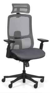Krzesło biurowe JANE, szare