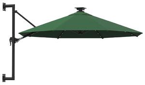 Zielony parasol ogrodowy z oświetleniem LED - Shade