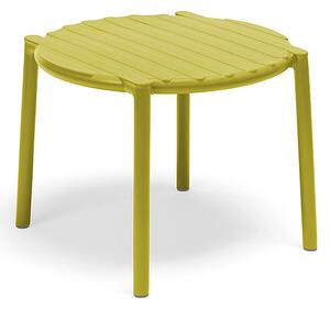 Żółty stolik sztaplowany do ogrodu - Also