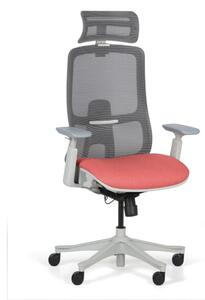 Krzesło biurowe JOHNNY, czerwone
