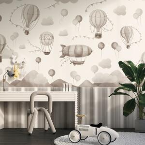 Fototapety Dziecięcy akwarelowy wzór z balonami, Fototapety Dziecięce, w08765v1 : Uwalls.pl