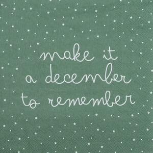 Serwetki MAKE IT A DECEMBER, 33 cm