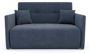 Mała sofa niebieska 126 cm LEO II