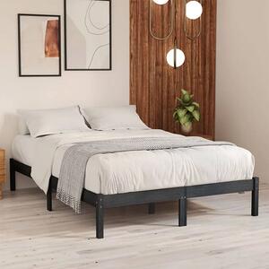 Drewniane klasyczne łóżko w kolorze szarym 120x200 cm - Vilmo 4X