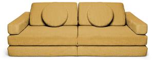 Modułowa sofa do pokoju dziecka plac zabaw Pure CORDUROY Honey
