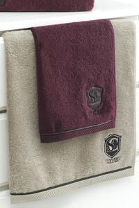 Podarunkowy zestaw ręczników LUXURY, 3 szt Bordowy