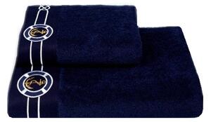 Podarunkowy zestaw ręczników MARINE MAN, 2 szt Ciemnoniebieski
