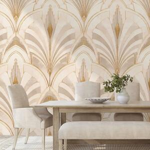 Tapeta luksusowa geometria art déco
