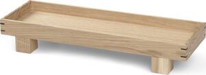 Taca Bon 36 cm naturalna drewniana