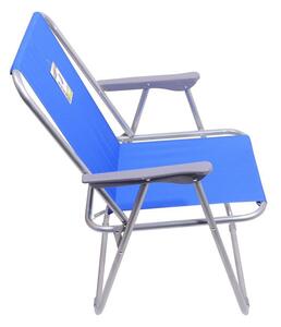 Krzesło kempingowe BERN - niebieskie