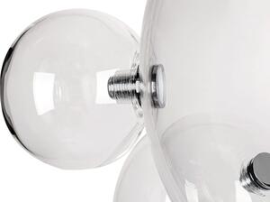 EMWOmeble Lampa wisząca CAPRI DISC 3 chrom - 180 LED, aluminium, szkło
