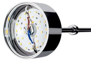 MebleMWM Lampa wisząca CAPRI DISC 3 chrom - 180 LED, aluminium, szkło