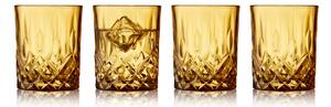 Szklanki do whisky Sorrento 4 sztuki amber Lyngby Glas