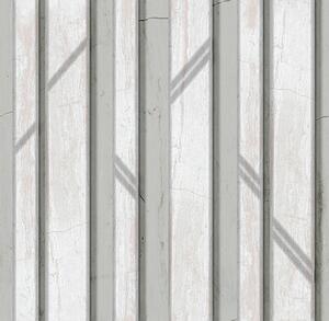 Tapety Efekt panelu drewnianego w kolorze jasnoszarym, Tapety 3D, a00055 : Uwalls.pl