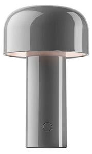 Lampa Stołowa FLOS, Bellhop, ściemnialny, szary, salon, tworzywo sztuczne, design