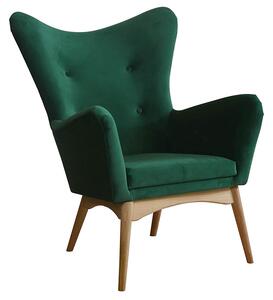 Skandynawski fotel tapicerowany - Ulesi 38 kolorów