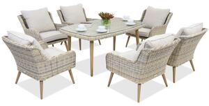 Meble ogrodowe Bilbao Premium 6 Garden Point piaskowe