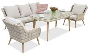 Meble ogrodowe Bilbao Apetito 5 Garden Point piaskowy