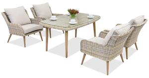Meble ogrodowe Bilbao Premium 4 Garden Point piaskowe