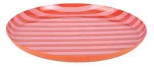 Pomarańczowy/jasnoróżowy żelazny talerz ø 30 cm Animado – PT LIVING
