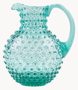 Dzbanek ze szkła dmuchanego Hobnail, 2 l