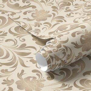 Tapety Beżowe wzory na jasnym tle, Tapety w stylu francuskim, a00084 : Uwalls.pl