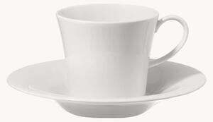 Ręcznie wykonana filiżanka ze spodkiem z porcelany Berlin