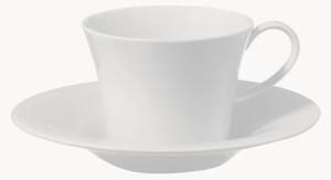 Ręcznie wykonany komplet filiżanek ze spodkiem z porcelany Berlin, 2 elem
