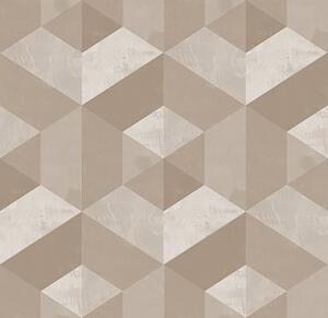 Tapety Sześciokąty w beżowych kolorach, Tapety w stylu skandynawskim, a00096 : Uwalls.pl
