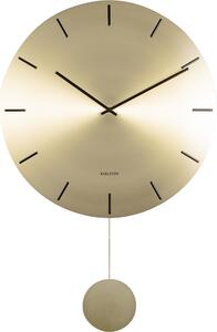 Zegar ścienny Impressive Pendulum złoty