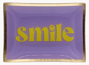 Taca na drobiazgi ze szkła Pocket Tray Smile