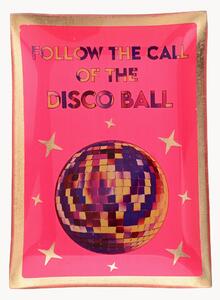 Talerz ze szkła Disco