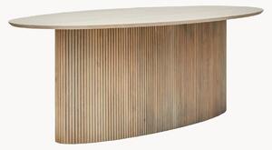 Owalny stół do jadalni z drewna mangowego Torello, 220 x 110 cm