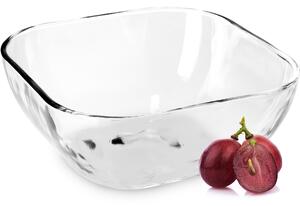 Salaterka szklana Carini 16 cm, przezroczysta