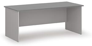 Biurko PRIMO GRAY, 180x80 cm, szary/grafit