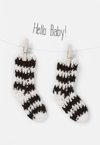 Kartka okolicznościowa Hello Baby Socks! RAEDER