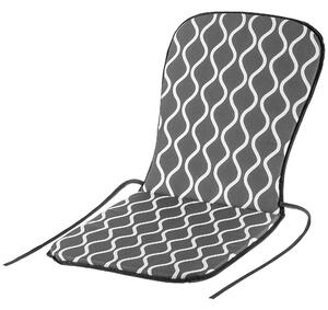 Poduszka na krzesło ogrodowe Ibiza, szara