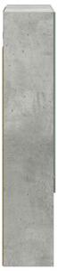 Szafka z lustrem do łazienki betonowy szary 50 x 14,5 x 70 cm